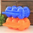 thumbnail image 4 of tredstone Portable 6/12 Eggs Plastic Container Holder Folding Egg Storage Box Handle Case orange 6grid 1Set, 4 of 6