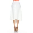 thumbnail image 4 of White Mark Jupe Midi Évasée Tasmin pour Femmes, 4 of 6