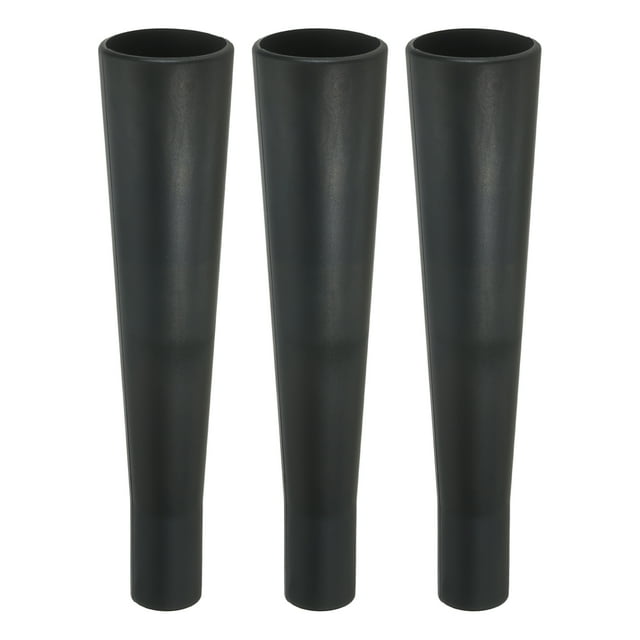 Uxcell Bateo de Béisbol Tee Reemplazo de Taza de Caucho para Práctica de Béisbol de Softbol, Paquete de 3 en Negro