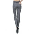 thumbnail image 3 of Women's Fleece Lined Skinny Jeans Women's High Rise Butt Lift Stretch Denim Trousers Cropped Denim Pants, 3 of 4