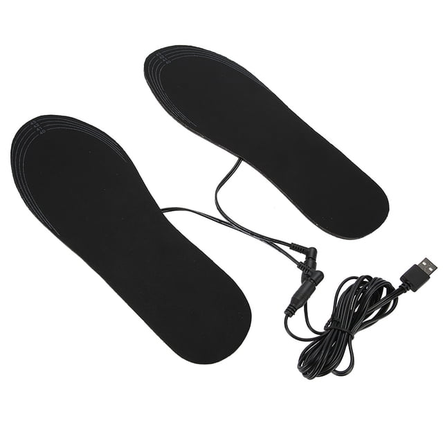 Calentadores de pies, plantillas eléctricas unisex con calefacción, plantillas cálidas para zapatos, solución innovadora