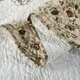 thumbnail image 5 of Home Soft Things 3 Piece Dorset Floral Patchwork Bedspread Set - Coffee - King (102" x 90"), 5 of 10