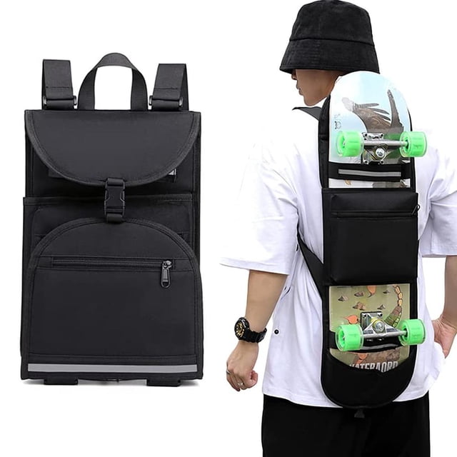 Mochila Para Monopatín Bolsa Para Monopatín Normal Correa Para Hombro Para Monopatín Mochila De Viaje Plegable Para Hombro Ajustable Methold AP008107-01