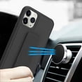 thumbnail image 6 of LG K31 /Aristo 5 /Fortune 3 Phone Case [Kickstand] Hybrid Armor Rubber TPU + Hard PC with Foldable Stand, Wristband Holder & Fit Magnet Car Mount Cover BLACK for LG Aristo 5, LG K31, LG Fortune 3, 6 of 6