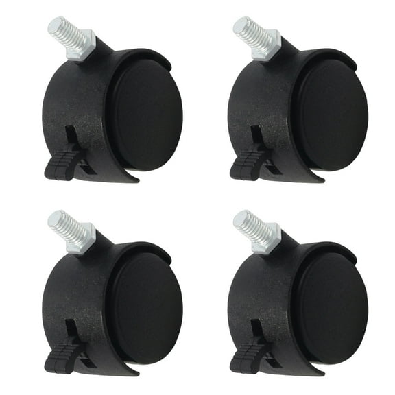 4pcs Heavy Duty Wheels Flexible Casters Quiet Wheel for Chairs Tables & Cabinets