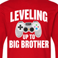 thumbnail image 4 of Inktastic Leveling Up to Big Brother Long Sleeve Youth T-Shirt, 4 of 5