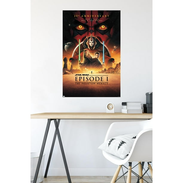 Star Wars: The Phantom Menace - 25th Anniversary One Sheet Wall