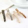 thumbnail image 4 of Women/Girls Fashion Alligator Clip for Hair, Shiny Alloy Pearl Hairdressing Styling Crocodile Clip, 4 of 5