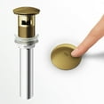 thumbnail image 2 of VIGO 1-3/4 in. Bathroom Sink Pop-Up Drain with Overflow in Matet Brushed Gold - VG16002MG, 2 of 9