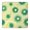 Green Yellow Dandelion, variant on Colorful Rainbow Tie Dye Spiral Pattern Square Fitted Tablecloth with Elastic Edge,Square Table Cover,Washable Elastic Table Cover for Home Kitchen Party Decor 36"x36"