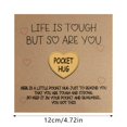thumbnail image 3 of Pocket Hug Card,Cute Little Heart,Up 3D Pop-Up Greeting Card,"You Are Amazing Strong and Wonderful" Message,Perfect for Valentine’S Day,Birthday,Anniversary,Kids,Or Romantic Gift, 3 of 7