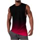 thumbnail image 1 of Hombres Moda Casual Impresión Suéter Cuello Redondo Tanque Deportivo, 1 of 4