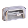 thumbnail image 4 of Estuche Transparente para lápices Salvador bolsa de papelería portátil gris, 4 of 9