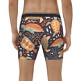 thumbnail image 4 of Salouo Turtles and Sea Plants Pattern Men's Boxer Briefs, Soft & Breathable Underwear Elastic Waistband Briefs for Men,1-Pack, 4 of 7