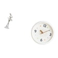 thumbnail image 5 of Dualoai Graceful Dancer Sculpture with Contemporary Clock Design Elegant Art Piece for Bedroom Office and Study Room Modern Home Decoration, 5 of 8