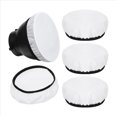 thumbnail image 2 of 8 Pcs Diffuseur de Lumière 18cm, Diffuseur Doux Couvre-Lampe Blanc Abat-Jour Diffuseur, pour Studio Stroboscopiques Réflecteurs, 2 of 6
