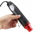 thumbnail image 4 of Pistola de aire caliente de mano de 300 W Mini pistola de aire caliente para estampar Herramienta de calor 220/110 V Enchufe europeo (negro)-, 4 of 4