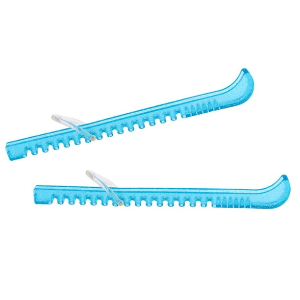 Proector de protectores de patines ajustables suaves - Universal Se adapta a la mayoría de los tipos de hockey y Azul 1 Zulema Protectores de skate de hielo