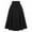 Black, variant on Pntutb Womens Skirt,Women's Fashion Casual Skirt with Pockets Vintage High Waist Pleated Skirt