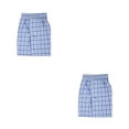thumbnail image 1 of Sonducket Ropa interior para hombre, bóxer tejido, pantalones cortos para hombre, mano de obra fina, ropa de hogar suave, ropa de dormir, azul medio XXL 2piezas, 1 of 6