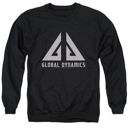 Eureka Global Dynamics Logo Adult Crewneck Sweatshirt Black