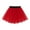 Red, variant on ZQUUVOU Womens Fashion Pleated Gauze Short Skirt Adult Dancing Skirt Gauze Dress Green