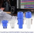 thumbnail image 4 of 30 Pcs/ensemble Adaptateur de Panneau de Prise de Châssis Powercon Type A Nac3fca+nac3mpa-1, 4 of 5