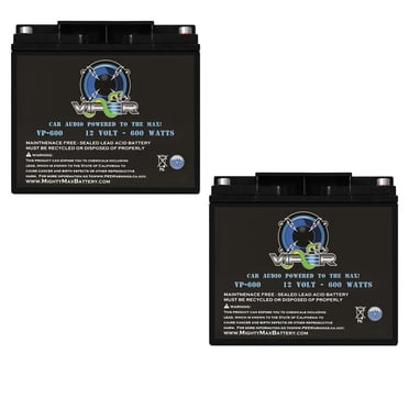 Jnc 660 Battery Mighty Max 12V 22AH GEL Batteries (2 Pack) - Replacement For Schumacher DSR ProSeries DIY Cheer Accessories
