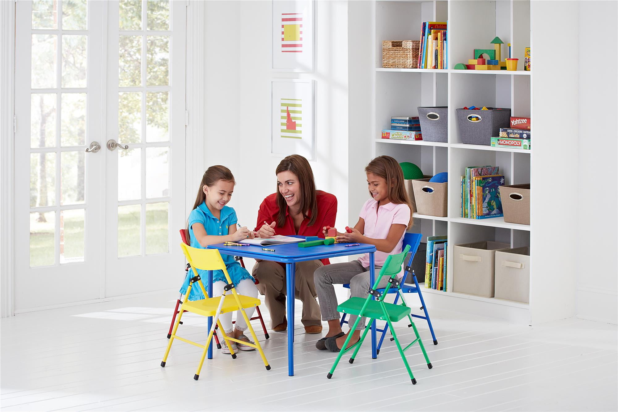 Low Price Children Chrome Padded Folding Chair - Fast Shipping - More Than  A Furniture Store