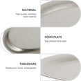 thumbnail image 3 of BRIGHTFUFU Egg Shape Food Plate Restaurant Dish Storage Plate Easy To Clean For Home Kitchen Use Odor For Serving, 3 of 8