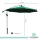 thumbnail image 3 of Sombrilla Para Jardin Exterior Plegable 3mts Con Inclinacion verde 1 Sky Green DS-S2, 3 of 7