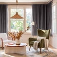thumbnail image 5 of NICETOWN 2‑Layer 100% Blackout Curtains, Grey, 52" W x 63" L, 2‑Panel Set, 5 of 8