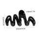 thumbnail image 3 of Pinzas para el cabello para mujer - Pinzas grandes antideslizantes mate para cabello grueso y fino, sujeción fuerte, pinzas de moda para el cabello, 3 of 3