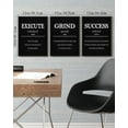 thumbnail image 4 of SHENIFY Black Inspirational Wall Art letter Decor Bedroom Prints Ready To Hang for Bedroom 12x16in3pcs Black Framed, 4 of 6