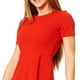 thumbnail image 4 of Vestido Casual Moda Juvenil Mujer Corto Con Franja Rojo rojo CH Incógnita 330570, 4 of 5