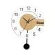 thumbnail image 3 of Reloj de pared colgante, adorno decorativo, artesanía creativa, decoración artística circular, moderno, silencioso, para dormitorio, sala de estar y b, 3 of 9