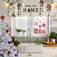 thumbnail image 5 of Sweet Home Curtain Valances for Windows, Kitchen Valance Window Treatments Panel 2 Pack, Western Stars Bird Houses Farmhouse Retro Rod Pocket Short Curtains for Bathroom Bedroom 54 x 18 Inch, 5 of 8