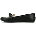 thumbnail image 3 of Journee Womens Marci Slip On Round Toe Loafer Dress Flats, Widths Available, 3 of 9