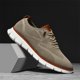 thumbnail image 5 of Zapatillas de deporte planas casuales para hombre Zapatos urbanos de moda ligeros para caminar correr, 5 of 7