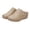 Khaki, variant on Women's Round Toe Slippers Open Back Breathable Sandals Lightweight Outdoor Shoes Trendy Beac𝗁 Mules Non-S𝗅ip Comfy Shoes Work Casual Width Slipper