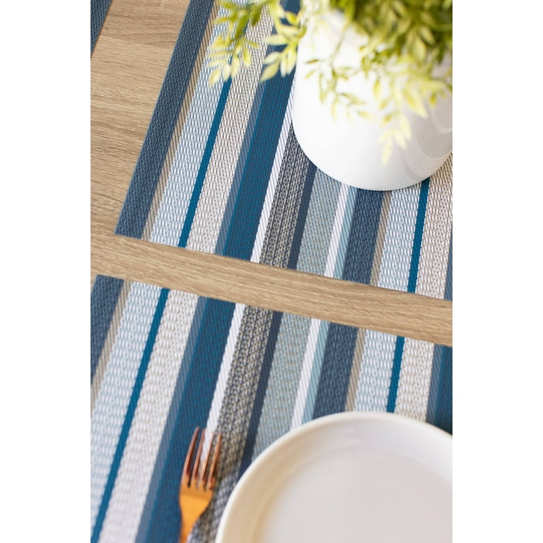 Amazon.com: CK Home Herringbone Stripe Placemats (18
