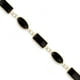 Bracelet en Or Jaune 14 Carats 7in Onyx – image 1 sur 2