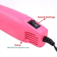 thumbnail image 3 of Mini pistola de calor, pistola de aire caliente portátil de 300 W eléctrica para manualidades de resina acrílica de bricolaje, pistola de calor de mano para secadora para volteador de tazas, 3 of 5