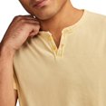 thumbnail image 5 of Camiseta Lucky Brand Venice Burnout con cuello en muesca, amarillo suave, 5 of 5