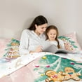 thumbnail image 4 of jejeloiu Marry Xmas Cake Bedding Comforter Set 7-Piece,Christmas Tree King Bedding Sets,Little Bear Biscuit Bed Sheets For Boys Girls,Lightweight Bedroom Decoration Reversible, 4 of 8