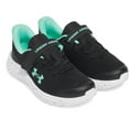 thumbnail image 3 of Under Armour Pre-School Pursuit 4 AC Kids' Running Shoes Color: Black Ares Red Size: 12, 3 of 4