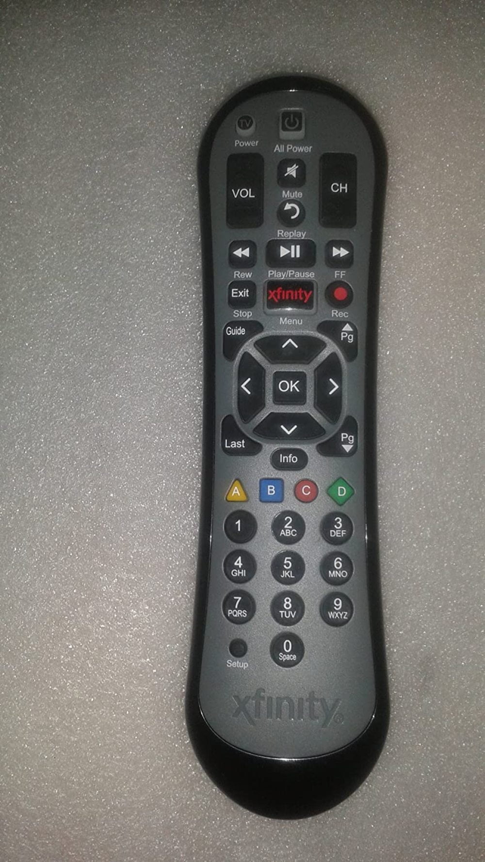 Comcast Xfinity HD/DVR Remote Control XR2 Version R2