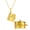 Gold, variant on To My Granddaughter Book Necklace – Gold Silver Book Pendant with 6 Engraved Pages, Stainless Steel Meaningful Gift