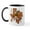 White/Black Inside, variant on CafePress - Texas Cowboy & Longhorn Mug - 11 oz Ceramic Mug - Novelty Coffee Tea Cup
