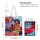 thumbnail image 5 of Elena de Avalor, Princesa Bolso de tela con estampado de lienzo para mujer, bolsa de compras reutilizable y estética, con cremallera interior, regalo para mujer, 35 × 40 cm., 5 of 6